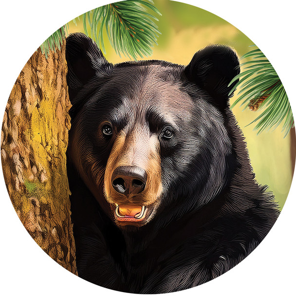 BLACK BEAR ACCENT MAGNET 153162-5859MG