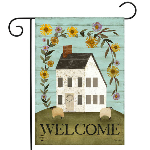 COUNTRY SALTBOX GARDEN FLAG 152660-G02750