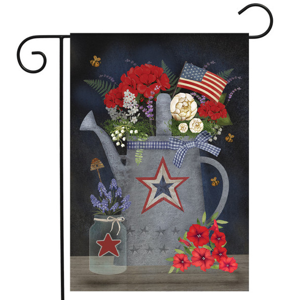 AMERICAN WATERING CAN GARDEN FLAG 152717-G02780