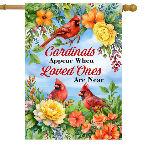 WHEN CARDINALS APPEAR HOUSE FLAG