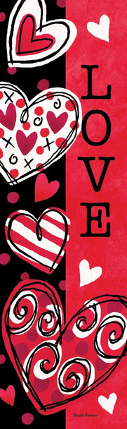  BLACK AND RED HEARTS PLANT EXPRESSION