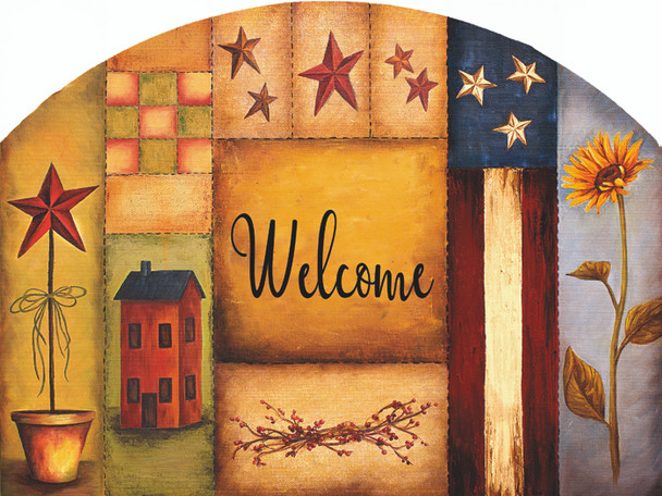 PATCHWORK SMALL SLIDER PLAQUE