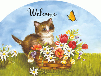 MIA'S KITTEN LARGE SLIDER PLAQUE
