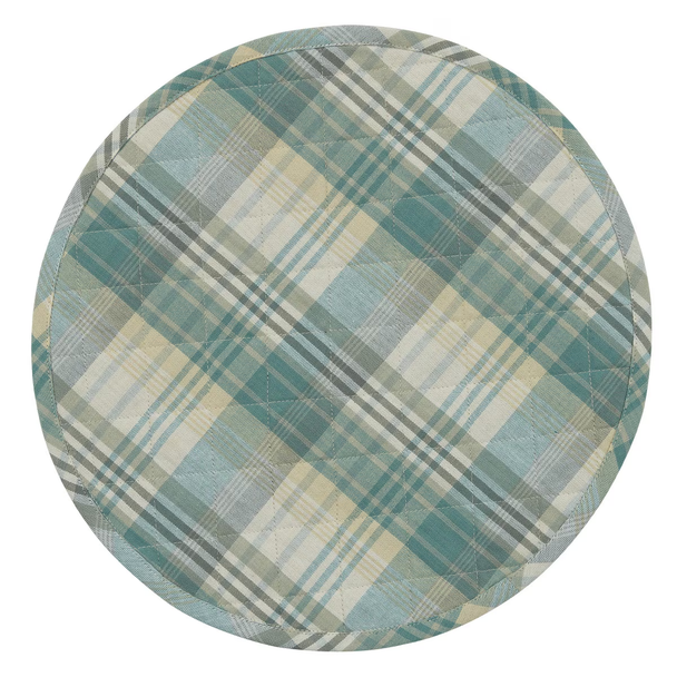 JOLIE ROUND QUILTED PLACEMAT 15"