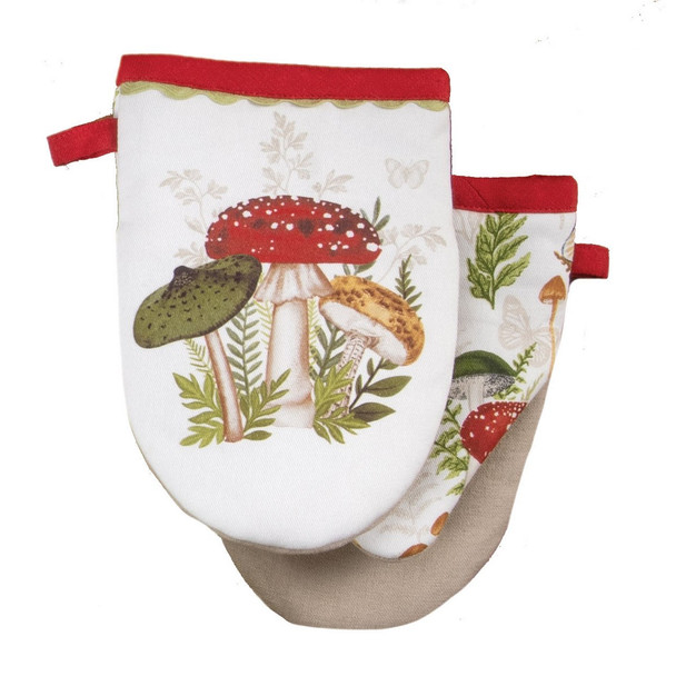 BOTANICAL MUSHROOM GRABBER MITT