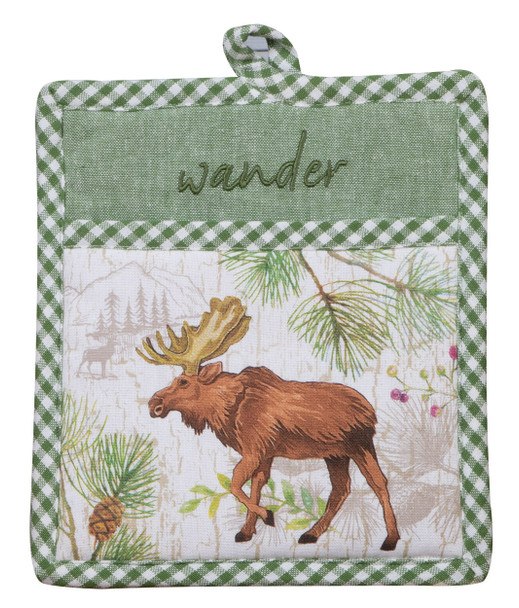 PINECONE MOOSE POCKET MITT