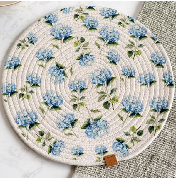 13" HYDRANGEA ROUND PLACEMAT
