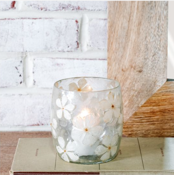 3.5" DRIED FLORAL VASE