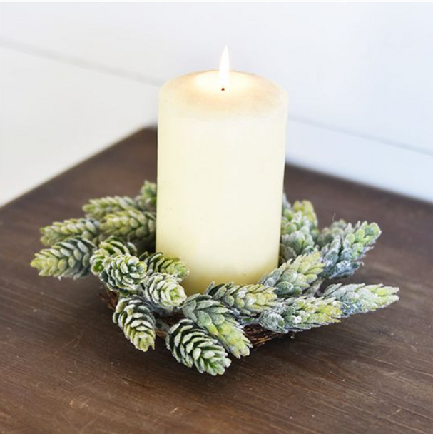 8" HOP CANDLE RING