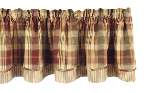 SAFFRON LAYERED VALANCE