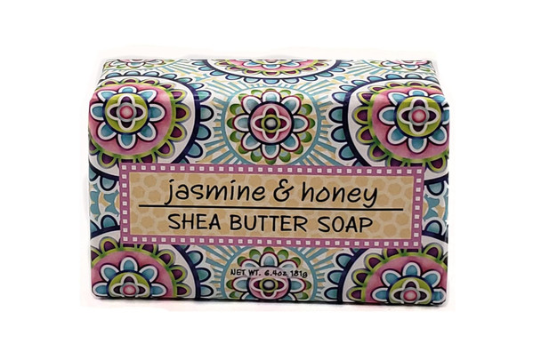 JASMINE & HONEY GARDEN WRAP SOAP 6.4 OZ