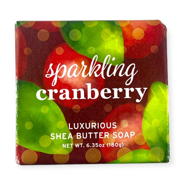 SPARKLING CRANBERRY EXFOLIATING BOTANICAL WRAP SOAP 6.35 OZ