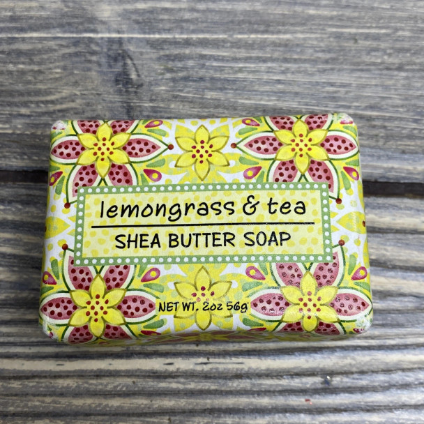 LEMONGRASS & TEA GARDEN WRAP SOAP 2 OZ