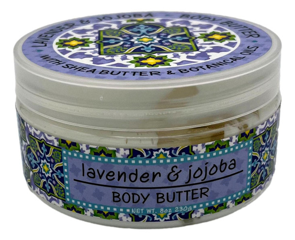 LAVENDER & JOJOBA GARDEN BODY BUTTER 8 OZ