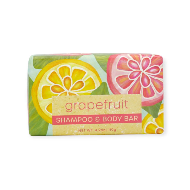 GRAPEFRUIT SHAMPOO & BODY BAR 4.2 OZ