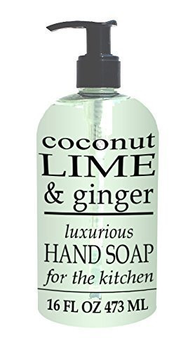 COCONUT LIME & GINGER KITCHEN LIQUID HAND SOAP 16 FL OZ