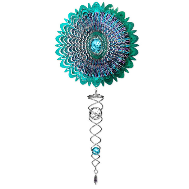 MINI CRYSTAL COSMIC MANDALA WIND SPINNER