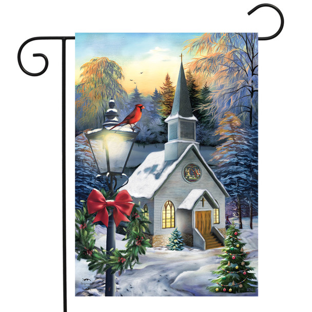 COME ALL YE FAITHFUL GARDEN FLAG