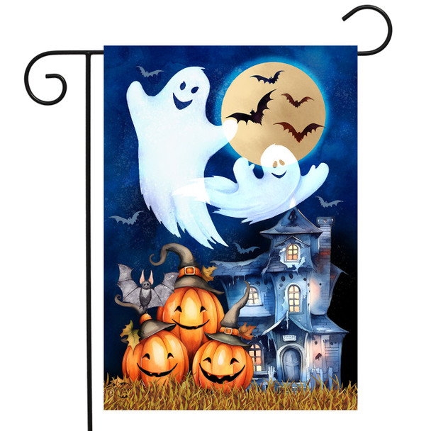 HALLOWEEN HAUNTINGS GARDEN FLAG