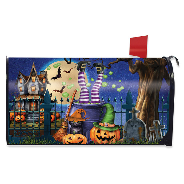 WITCHES BREW MAILBOX COVER