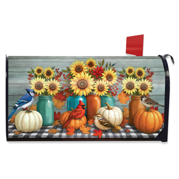 AUTUMN STILL LIFE MAILBOX COVER