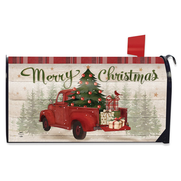 CHRISTMAS CHEER PICKUP MAILBOX COVER