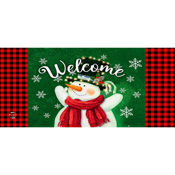 SNOWMAN IN LIGHTS MINI MAT