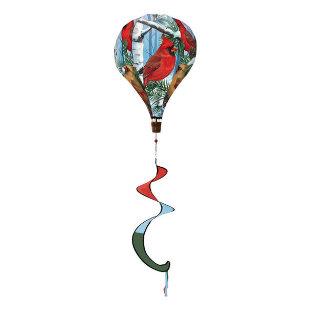 WOODLAND WINTER CARDINALS HOT AIR BALLOON