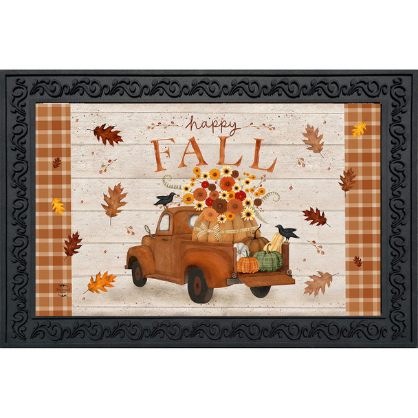 FALL BOUNTY TRUCK DOORMAT