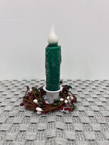 4" TIMER TAPER CANDLE PINE DIAMOND DUST (157165-743-4)