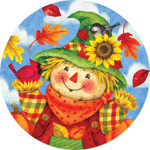 HELLO SCARECROW ACCENT MAGNET
