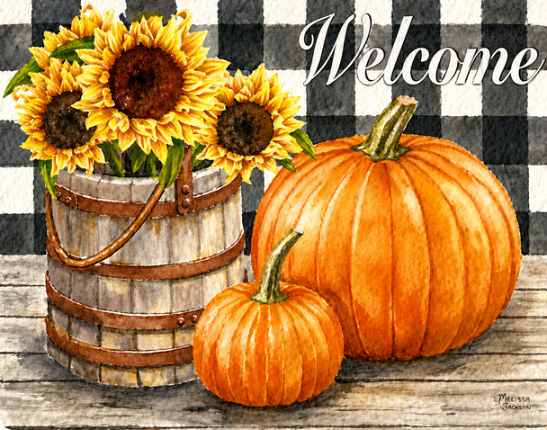 CHECKERBOARD PUMPKINS SHELFIE
