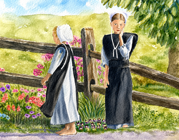 AMISH SPRING DAY