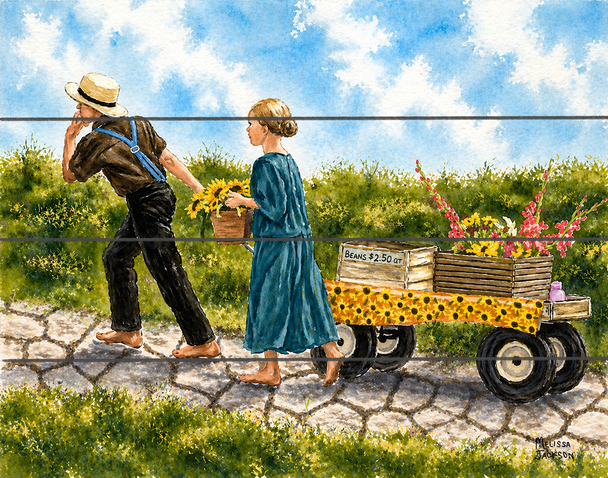 SUNFLOWERS FOR SALE 9X12