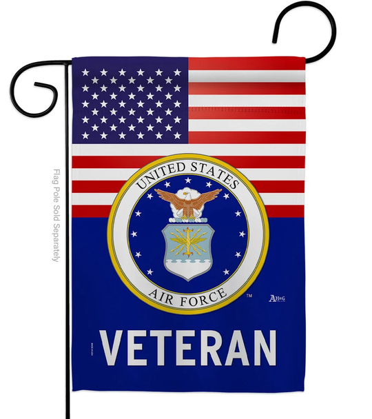 US AIR FORCE VETERAN GARDEN FLAG (G140616)