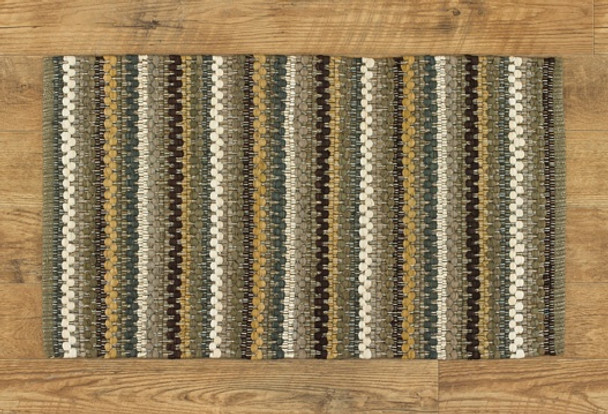 Mineral Stripe Rag Rug