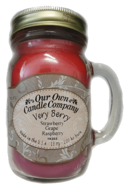 Very Berry Mason Jar Candle - 13 oz.