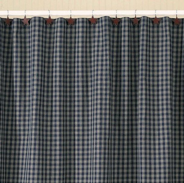 Sturbridge Navy Shower Curtain