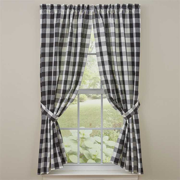 Wicklow Panels - Black & Cream - Size - 72 X 63