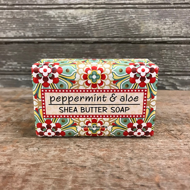 Peppermint & Aloe Shea Butter Soap