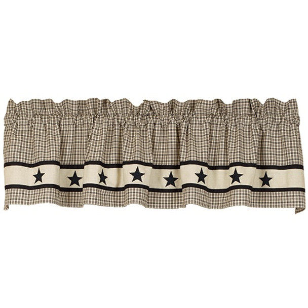 Farmstead Star Valance