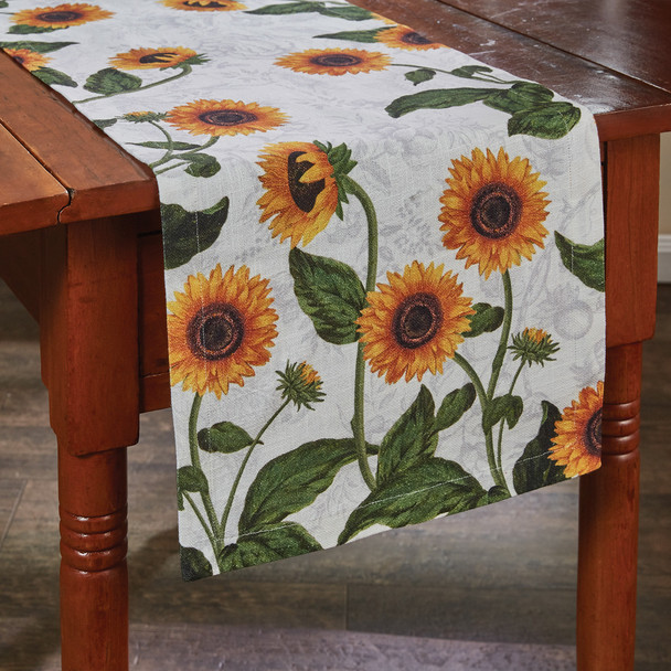 Sunflower Toile Table Runner 36