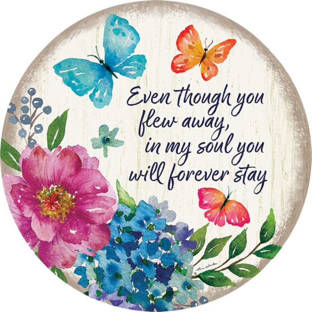 BUTTERFLY BEREAVEMENT ACCENT MAGNET