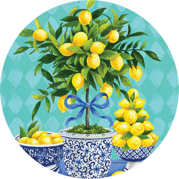 LEMON TOPIARY ACCENT MAGNET