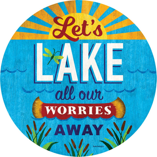 LAKE TIME ACCENT MAGNET