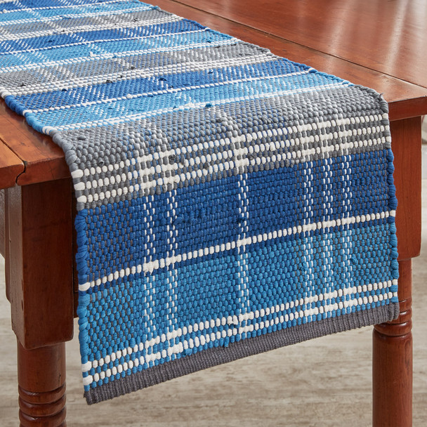 Rainy Lake Chindi Table Runner - Size - 13" x 36"