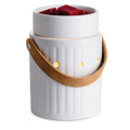  ILLUMINATION FRAGRANCE WARMER W/ LEATHER HANDLE