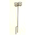 Outdoor double can holder stake