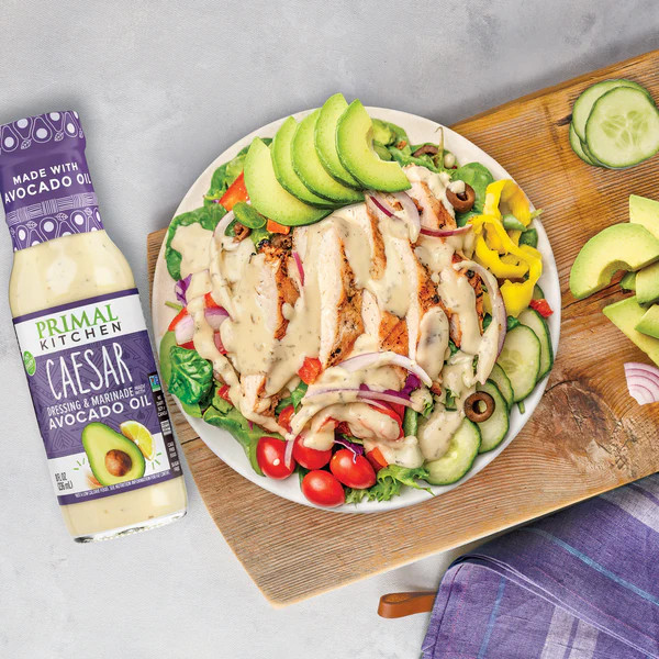 Primal Kitchen Ranch Dressing, Caesar Dressing, and Green Goddess Dressing  & Marinade, Made with Avocado Oil,