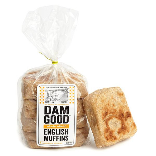 'Whole Wheat' Sourdough English Muffins, 1 bag (4 muffins per bag)